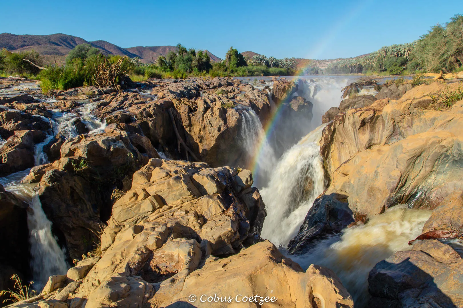 Epupa Falls, Kunene River, Kaokoland, Namibia