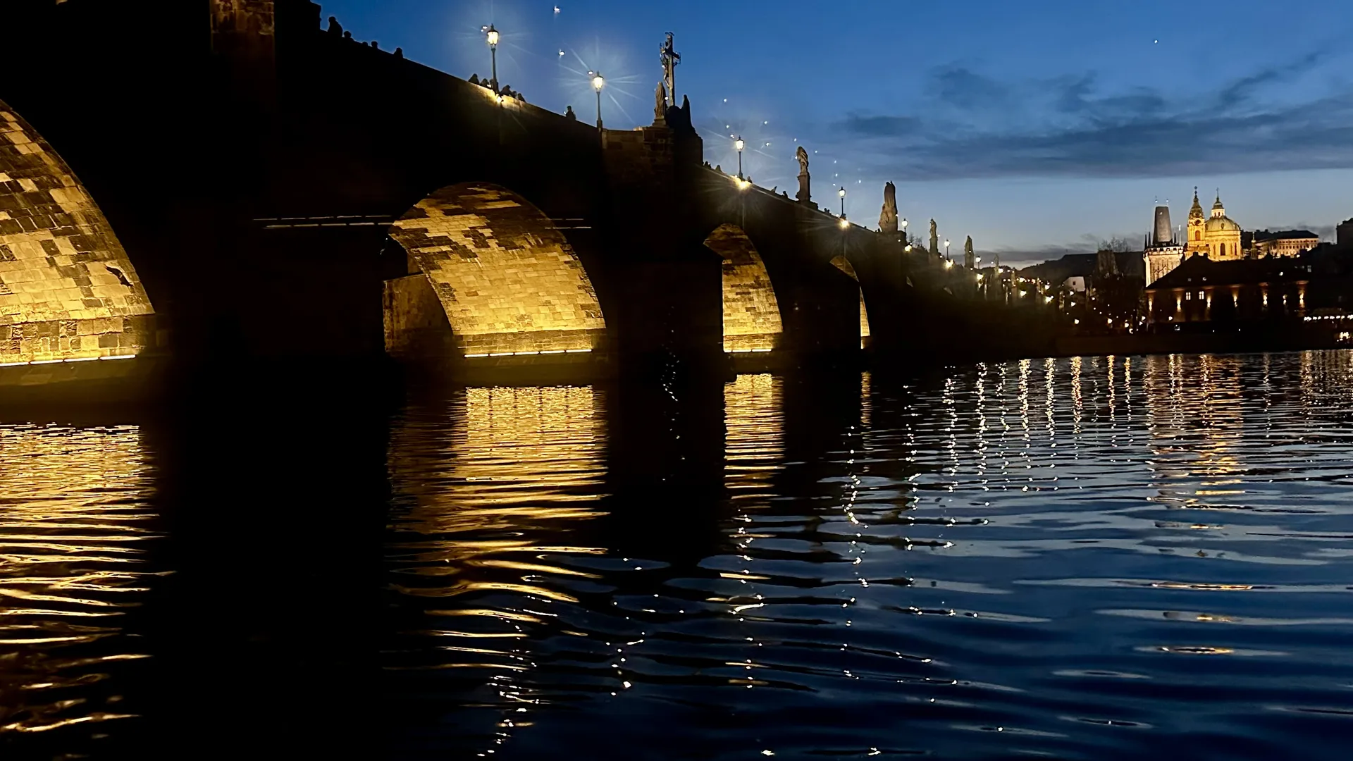 Charles Bridge at Night, Prague