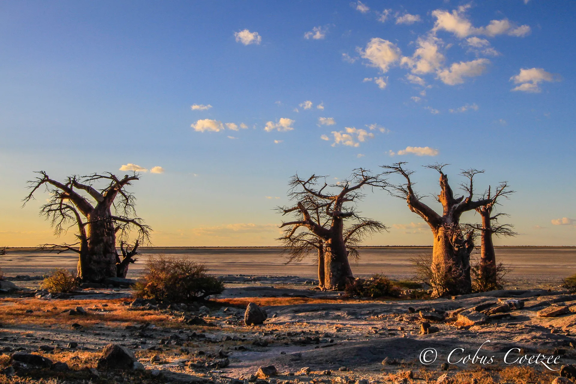 Kubu Island Sunset, Botswana Kubu Island Sunset, Botswana