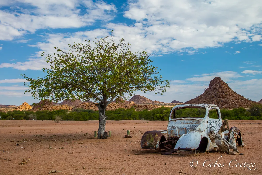 Rusted Old Car, Namibia Rusted Old Car, Namibia