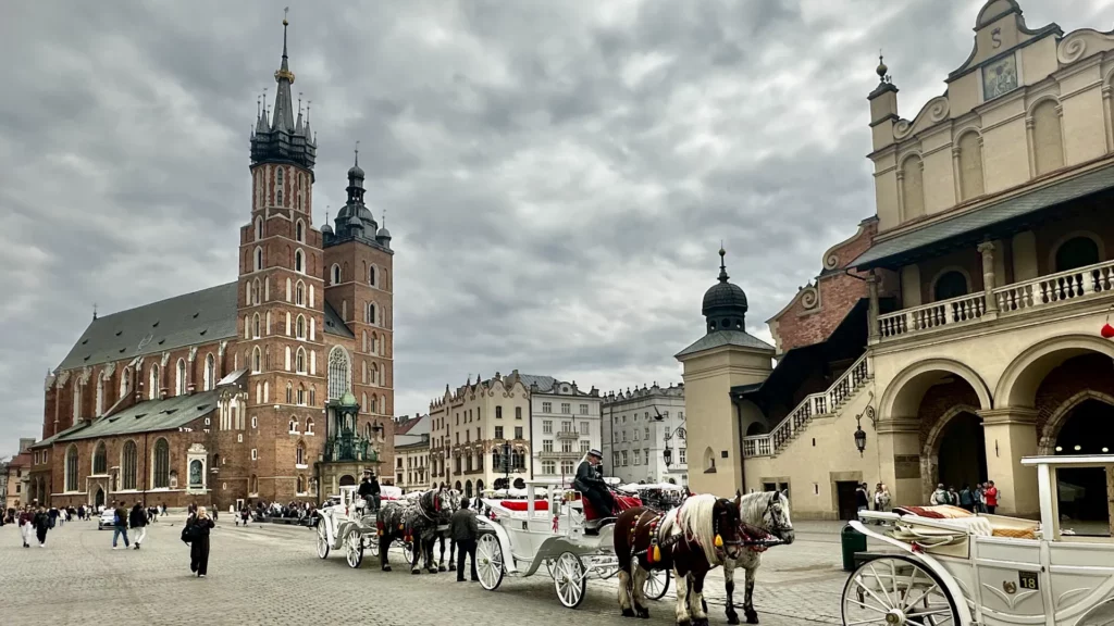 St Mary's Basilica on Rynek Główny Kraków