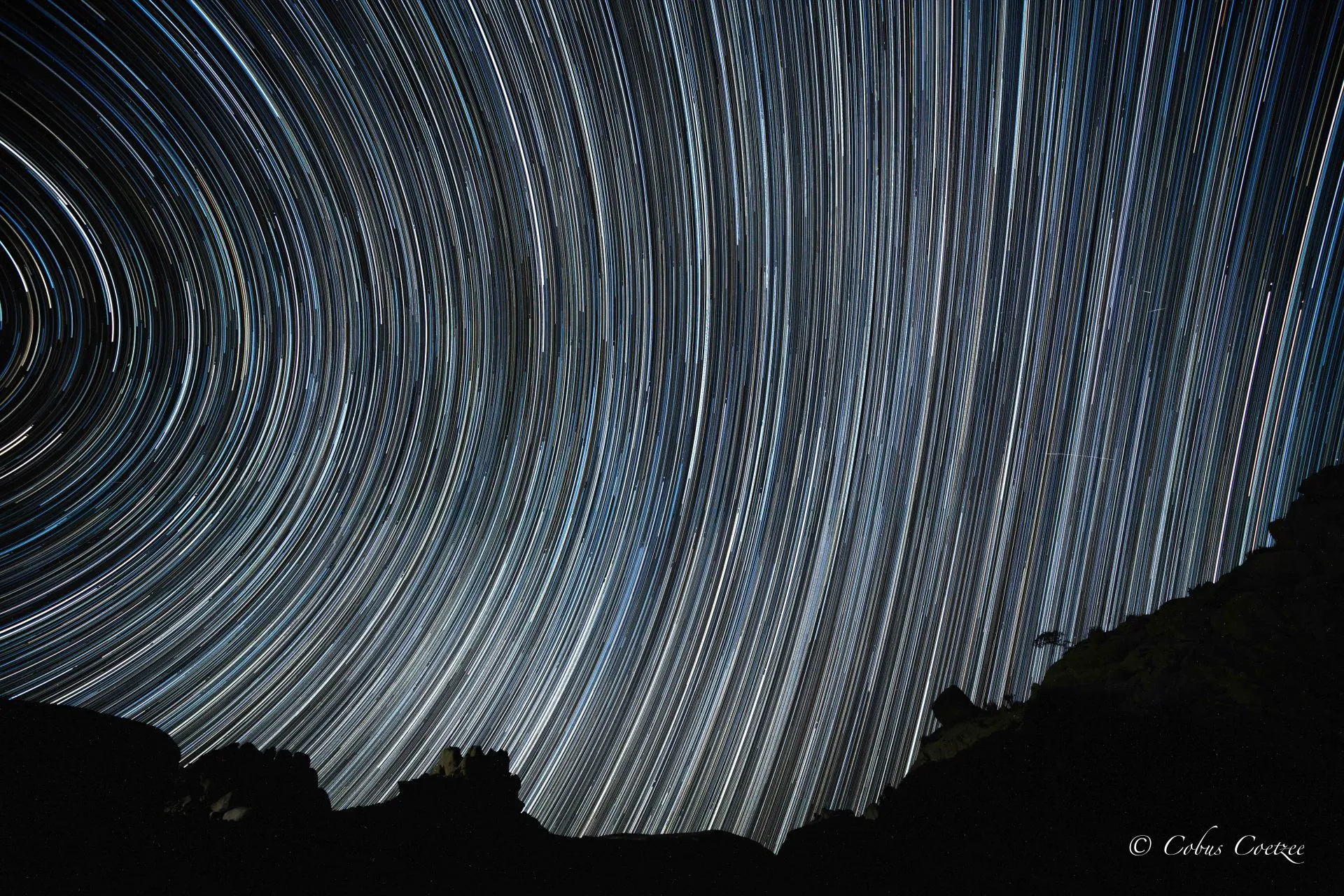 Startrails, Kokerboomkloof, Richtersveld National Park Startrails, Kokerboomkloof, Richtersveld National Park